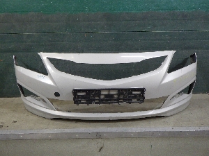 HYUNDAI SOLARIS  облицовка бампера переднего 865114L500 2015г. арт.1484276